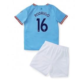 Baby Fußballbekleidung Manchester City Rodri Hernandez #16 Heimtrikot 2022-23 Kurzarm (+ kurze hosen)